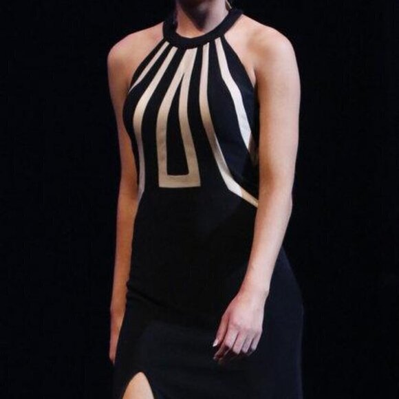 Vintage Cache Black Evening Gown 2 - Picture 12 of 12